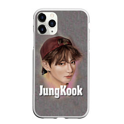 Чехол iPhone 11 Pro матовый BTS JungKook, цвет: 3D-белый