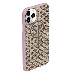 Чехол iPhone 11 Pro матовый Sally Face: Gold SF, цвет: 3D-розовый — фото 2