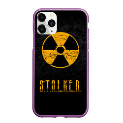 Чехол iPhone 11 Pro матовый STALKER: Radioactive