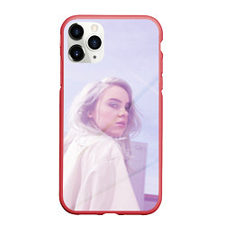 Чехол iPhone 11 Pro матовый Billie Eilish: Light Pink, цвет: 3D-красный