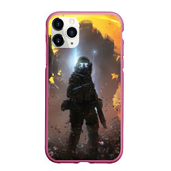 Чехол iPhone 11 Pro матовый Apex Legends: Sunrise, цвет: 3D-малиновый