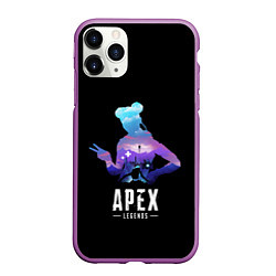 Чехол iPhone 11 Pro матовый Apex Legends: Lifeline, цвет: 3D-фиолетовый