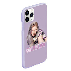 Чехол iPhone 11 Pro матовый Billie Eilish, цвет: 3D-светло-сиреневый — фото 2