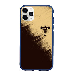 Чехол iPhone 11 Pro матовый Black Clover, цвет: 3D-тёмно-синий