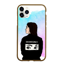 Чехол iPhone 11 Pro матовый Саша Грей Sasha Grey