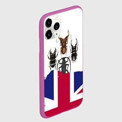 Чехол iPhone 11 Pro матовый The Beatles - fantasy, цвет: 3D-фиолетовый — фото 2