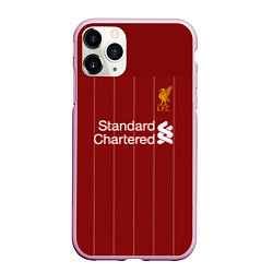 Чехол iPhone 11 Pro матовый Virgil van Dijk 19-20 форма, цвет: 3D-розовый