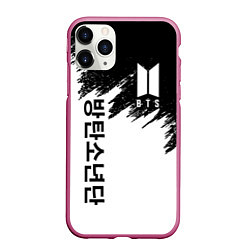 Чехол iPhone 11 Pro матовый BTS: White & Black