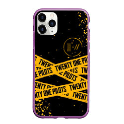 Чехол iPhone 11 Pro матовый 21 Pilots: Black Levitate, цвет: 3D-фиолетовый