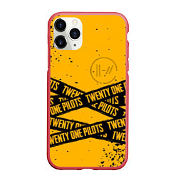 Чехол iPhone 11 Pro матовый 21 Pilots: Yellow Levitate, цвет: 3D-красный