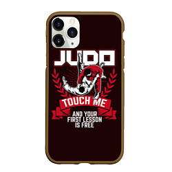 Чехол iPhone 11 Pro матовый Judo: Touch Me, цвет: 3D-коричневый