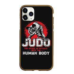 Чехол iPhone 11 Pro матовый Judo: Human Body, цвет: 3D-коричневый