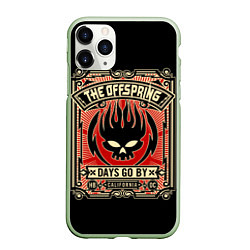 Чехол iPhone 11 Pro матовый The Offspring: Days Go By, цвет: 3D-салатовый