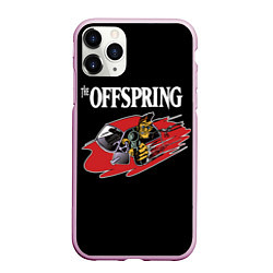 Чехол iPhone 11 Pro матовый The Offspring: Taxi, цвет: 3D-розовый