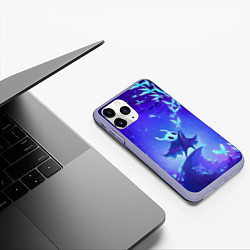 Чехол iPhone 11 Pro матовый Hollow Knight, цвет: 3D-светло-сиреневый — фото 2