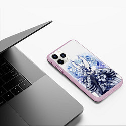 Чехол iPhone 11 Pro матовый Hollow Knight, цвет: 3D-розовый — фото 2