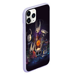 Чехол iPhone 11 Pro матовый Hollow Knight, цвет: 3D-светло-сиреневый — фото 2