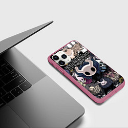 Чехол iPhone 11 Pro матовый Hollow Knight, цвет: 3D-малиновый — фото 2