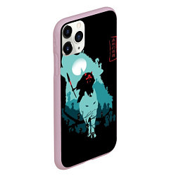 Чехол iPhone 11 Pro матовый Princess Mononoke, цвет: 3D-розовый — фото 2