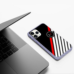 Чехол iPhone 11 Pro матовый 21 Pilots: Black Logo, цвет: 3D-светло-сиреневый — фото 2