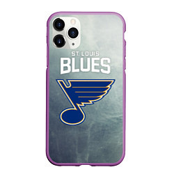 Чехол iPhone 11 Pro матовый St Louis Blues