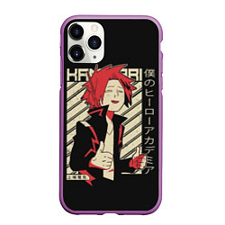 Чехол iPhone 11 Pro матовый Kaminari My hero Academia