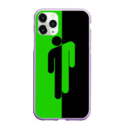 Чехол iPhone 11 Pro матовый BILLIE EILISH, цвет: 3D-сиреневый