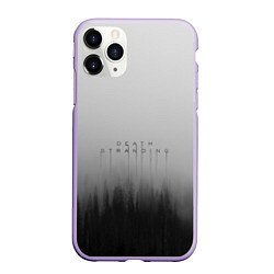 Чехол iPhone 11 Pro матовый Death Stranding Лес, цвет: 3D-светло-сиреневый