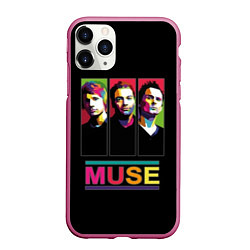 Чехол iPhone 11 Pro матовый Muse pop-art