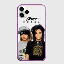 Чехол iPhone 11 Pro матовый Tokio Hotel - poster, цвет: 3D-фиолетовый
