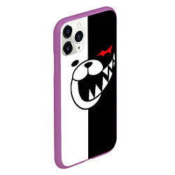 Чехол iPhone 11 Pro матовый MONOKUMA, цвет: 3D-фиолетовый — фото 2