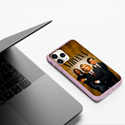 Чехол iPhone 11 Pro матовый Nirvana, цвет: 3D-розовый — фото 2