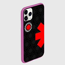 Чехол iPhone 11 Pro матовый RED HOT CHILI PEPPERS, цвет: 3D-фиолетовый — фото 2