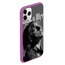 Чехол iPhone 11 Pro матовый Король и Шут, цвет: 3D-фиолетовый — фото 2