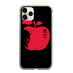Чехол iPhone 11 Pro матовый Яблоко Рюка