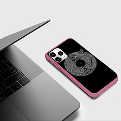 Чехол iPhone 11 Pro матовый Joy Division, цвет: 3D-малиновый — фото 2