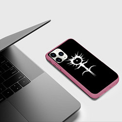 Чехол iPhone 11 Pro матовый GHOSTEMANE, цвет: 3D-малиновый — фото 2