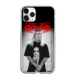 Чехол iPhone 11 Pro матовый GHOSTEMANE, цвет: 3D-белый