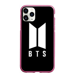 Чехол iPhone 11 Pro матовый BTS лого белое