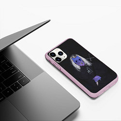 Чехол iPhone 11 Pro матовый Ghostemane, цвет: 3D-розовый — фото 2