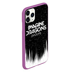 Чехол iPhone 11 Pro матовый IMAGINE DRAGONS, цвет: 3D-фиолетовый — фото 2