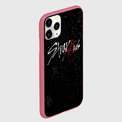 Чехол iPhone 11 Pro матовый STRAY KIDS, цвет: 3D-малиновый — фото 2