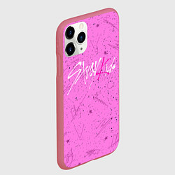 Чехол iPhone 11 Pro матовый STRAY KIDS АВТОГРАФЫ, цвет: 3D-малиновый — фото 2