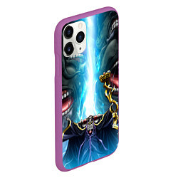 Чехол iPhone 11 Pro матовый Overlord, цвет: 3D-фиолетовый — фото 2