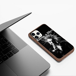 Чехол iPhone 11 Pro матовый Король и Шут Анархия, цвет: 3D-коричневый — фото 2