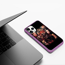 Чехол iPhone 11 Pro матовый Overlord 1, цвет: 3D-фиолетовый — фото 2