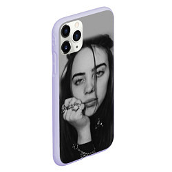 Чехол iPhone 11 Pro матовый BILLIE EILISH, цвет: 3D-светло-сиреневый — фото 2