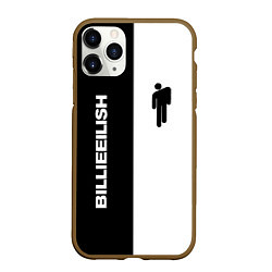 Чехол iPhone 11 Pro матовый BILLIE EILISH, цвет: 3D-коричневый