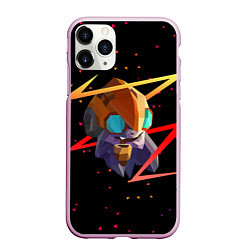 Чехол iPhone 11 Pro матовый Dota 2 Tinker, цвет: 3D-розовый