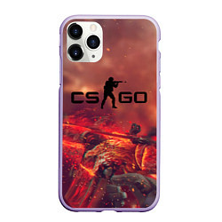 Чехол iPhone 11 Pro матовый CS GO logo abstract style